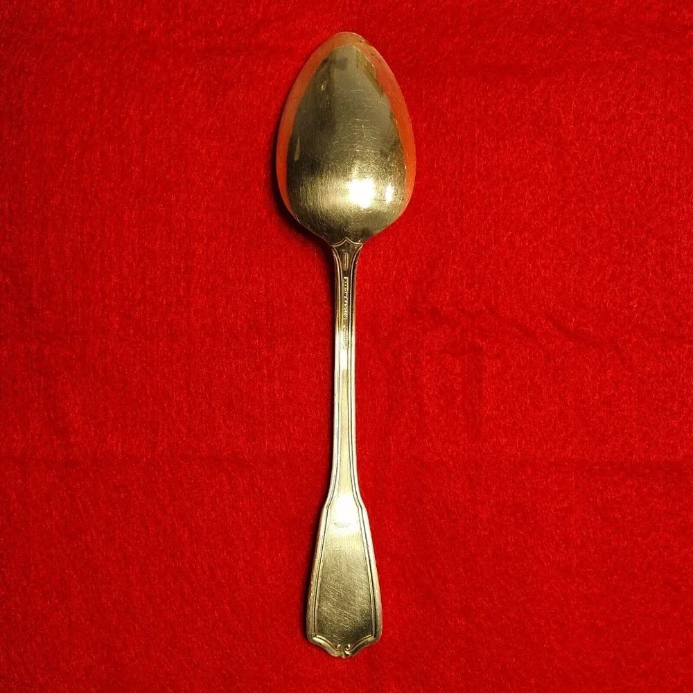 Reed & Barton Silver-Plate Silverware Lot of 11 Table Spoons w/silvercloth -RARE